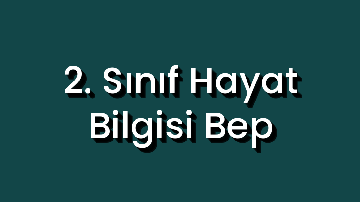2. Sınıf Hayat Bilgisi Bep